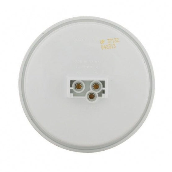 21 LED 4" Round GloLight (Stop, Turn &amp; Tail) - Red LED/Clear Lens