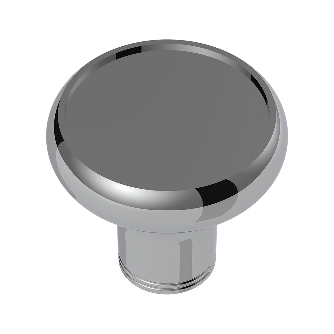 1/2"-13 Thread-On Aluminum Round Shift Knob - Chrome