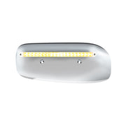 19 LED Rear Headlight Housing Cover For 2008-2023 Peterbilt 389 (Driver)-Amber LED/Clear Lens