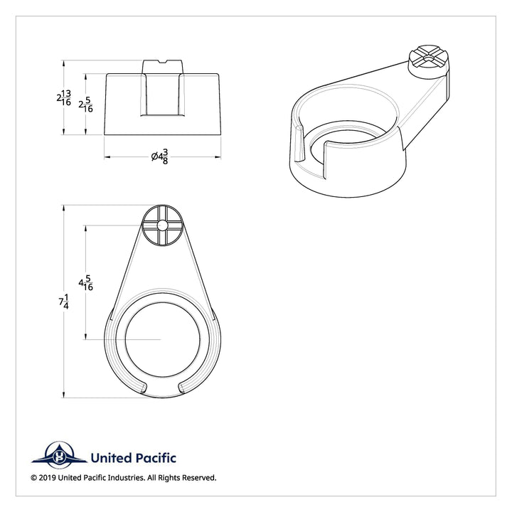 Chrome Plastic Cup Holder For 1986 &amp; Up Freightliner Classic &amp; FLD - Passenger