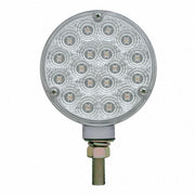 36 LED Reflector Double Face Turn Signal Light - Amber & Red LED/Clear Lens
