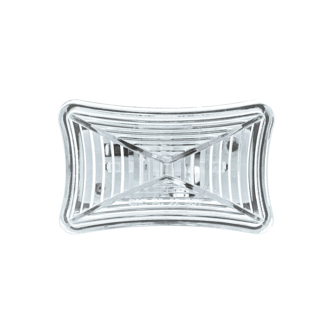 3 LED Rectangular Auxiliary Light-White LED/Clear Lens
