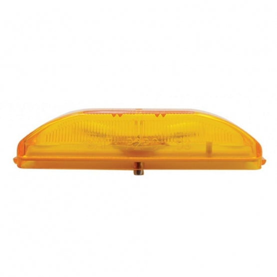 Dual Bulbs Rectangular Light (Clearance/Marker) - Amber Lens