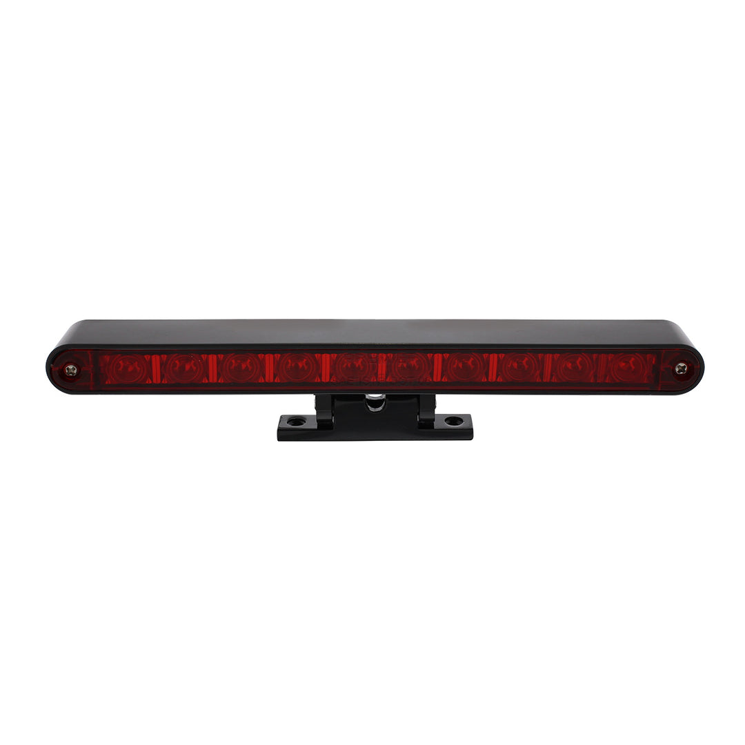10 LED Split Function 3rd Brake Light With Black Swivel Pedestal Base - Red LED/Red Lens