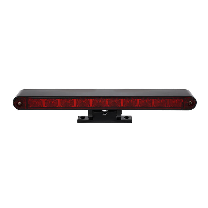 10 LED Split Function 3rd Brake Light With Black Swivel Pedestal Base - Red LED/Red Lens