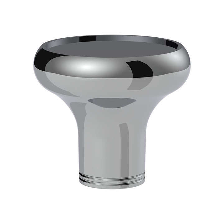 1/2"-13 Thread-On Aluminum Round Shift Knob - Chrome