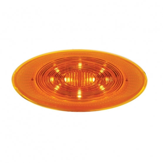10 LED Fender Parking &amp; Turn Signal Light For Peterbilt 386 (2006-2014) &amp; 387 (2006-2010)-Amber LED/Amber Lens