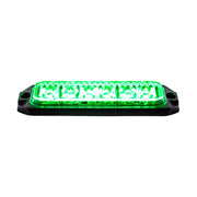 6 High Power LED "Competition Series" Slim Warning Light - Green