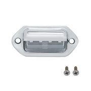 4 White LED Chrome License Plate Light/Utility Light