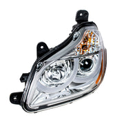 Chrome Projection Headlight With LED Position Light For 2013-2021 Kenworth T680 - Driver
