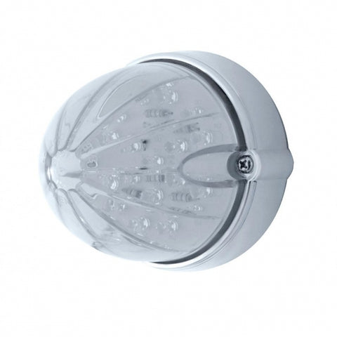 19 LED Watermelon Flush Mount Kit - Amber LED/Clear Lens