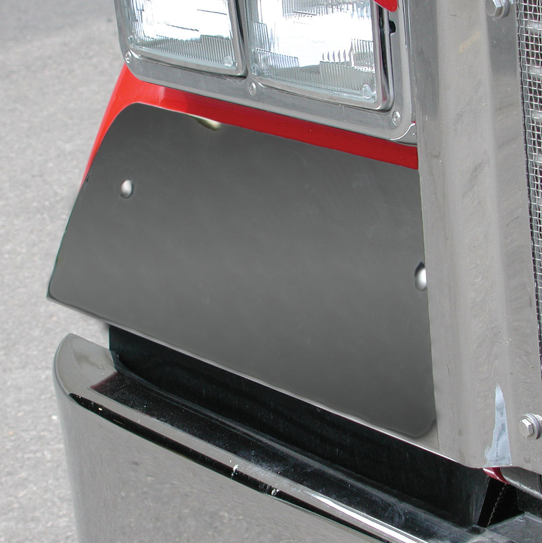 Stainless Steel Under Headlight Fender Guard For 1990-2024 Kenworth W900L