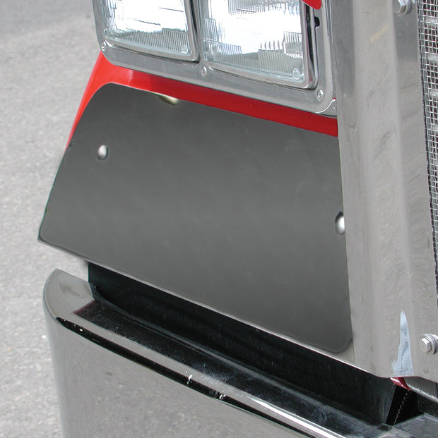 Stainless Steel Under Headlight Fender Guard For 1990-2024 Kenworth W900L