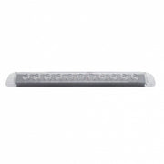 11 LED 17" Light Bar Only (Stop, Turn & Tail) - Red LED/Clear Lens