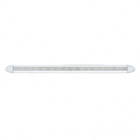 14 LED 6" Slim Light Bar - Blue LED/Clear Lens