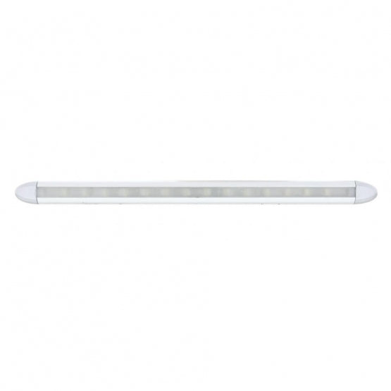 14 LED 6" Slim Light Bar - Blue LED/Clear Lens