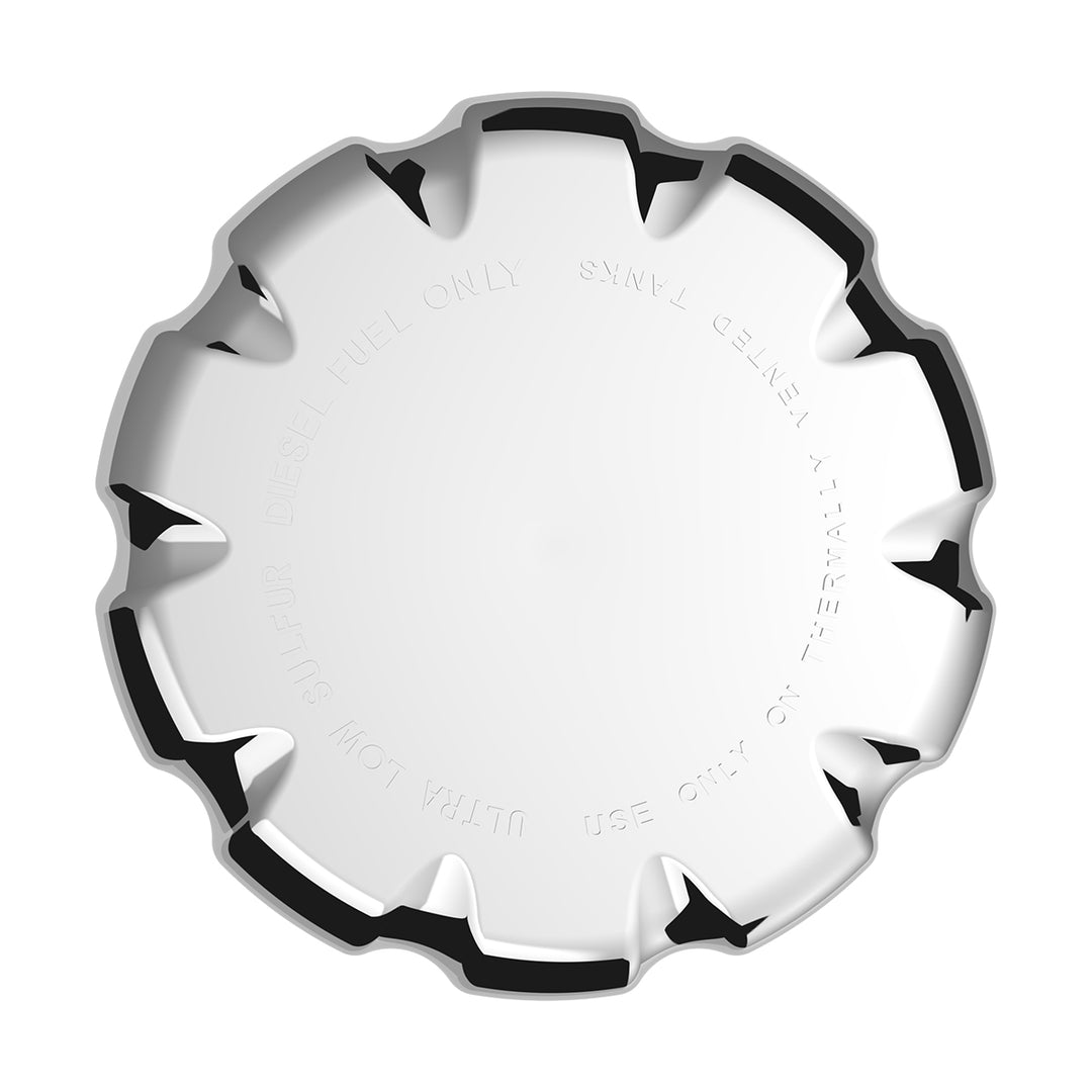 Chrome Plastic Fuel Cap Cover For Volvo - Non-Locking