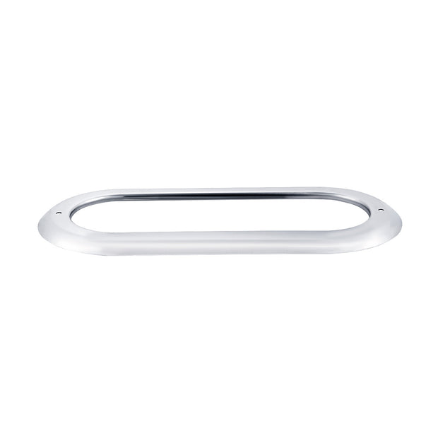 Stainless Steel Light Bezel For 6" Oval Grommet Mounted Light