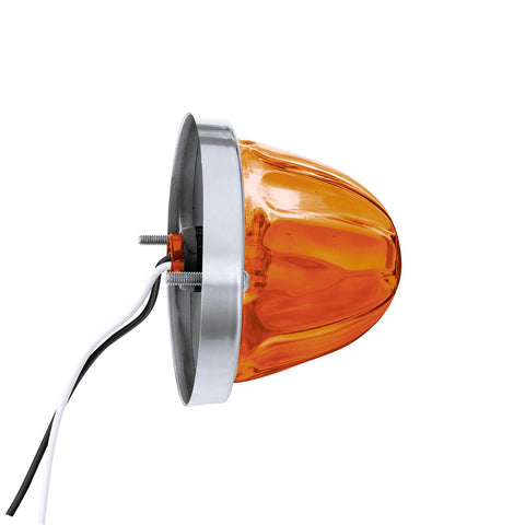 Glass Watermelon Light Kit With LED Light-Amber LED/Amber Lens