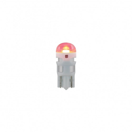 High Power Single LED 194/T10 Bulb - Red (2-Pack)