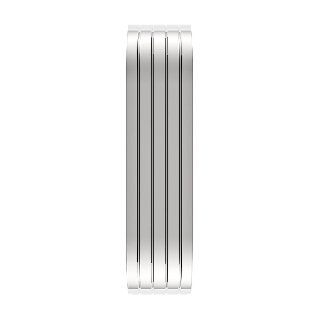 126" 430 Stainless Steel (18ga) Beaded Edge Ribbed Full Fender  54" Spread - SR Series (Pair)