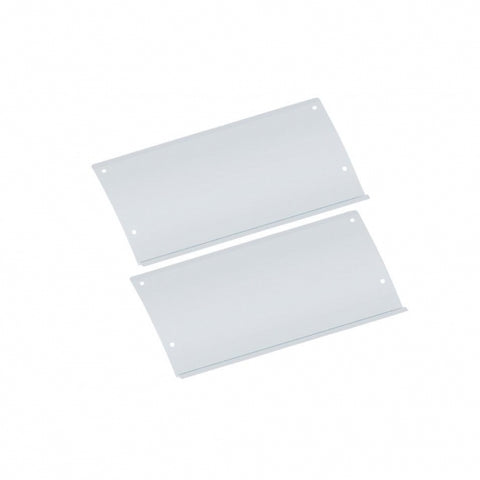 Polished Stainless Steel Lower Rear Step Kick Plates For 2003-05 Volvo VN Series