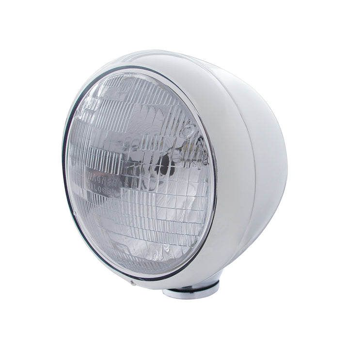 Stainless Steel Guide 682-C Style Headlight H6024 Bulb