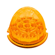 17 LED Dual Function Reflector Cab Light - Amber LED/Amber Lens