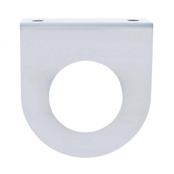 Stainless Light Bracket With Single 2" Light Cutout