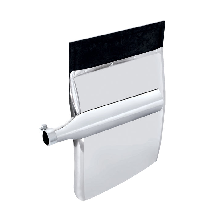 24" X 29" Stainless Quarter Fender Set - Triangle Bracket