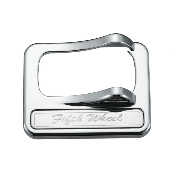 Chrome Plastic Rocker Switch Cover With Stainless Plaque For Peterbilt - Fifth Wheel