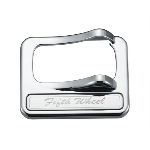 Chrome Plastic Rocker Switch Cover With Stainless Plaque For Peterbilt - Fifth Wheel