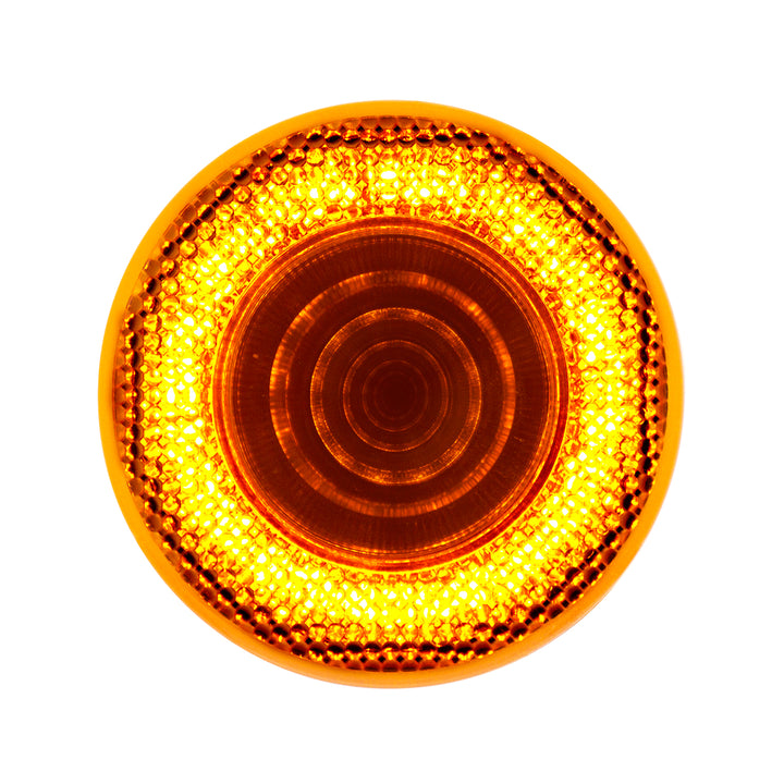 12 LED 2-1/2" Mirage Light (Clearance/Marker) - Amber LED/Amber Lens