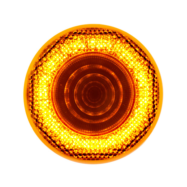 12 LED 2-1/2" Mirage Light (Clearance/Marker) - Amber LED/Amber Lens