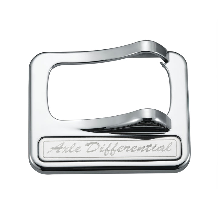 Chrome Plastic Rocker Switch Cover With Stainless Plaque For Peterbilt - Axle Differential