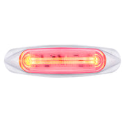 4 LED LIGHTTRACK Light (Clearance/Marker) - Red LED/Clear Lens