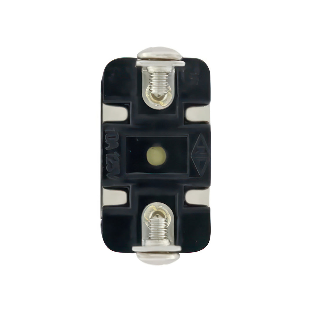 2 Pin, 10 Amp - 12V DC On-Off Metal Toggle Switch With 2 Screw Terminals