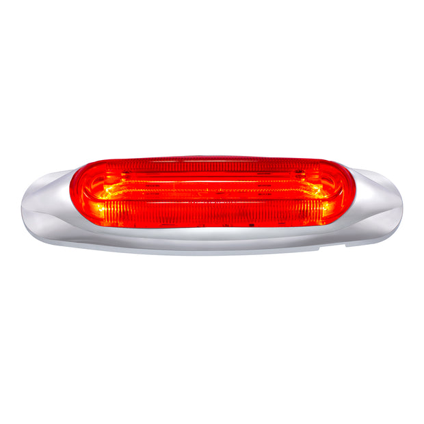 4 LED LIGHTTRACK Light (Clearance/Marker) - Red LED/Red Lens