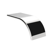 60" 430 Stainless Steel (16ga) Roll Formed Edge Smooth Half Fender - SS Series (Pair)