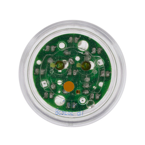 9 LED 2" Round Light (Clearance/Marker) - Amber LED/Clear Lens