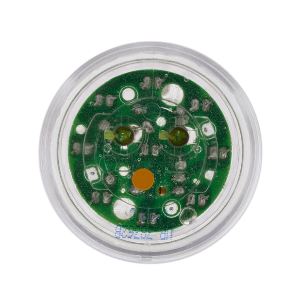 9 LED 2" Round Light (Clearance/Marker) - Amber LED/Clear Lens