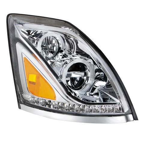 Chrome LED Headlight for 2013-2017 Volvo VN/VNL - Passenger