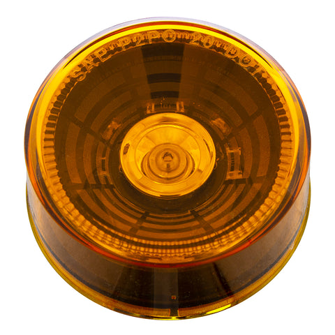 4 LED 2-1/2" Round Abyss Light (Clearance/Marker) - Amber LED/Amber Lens