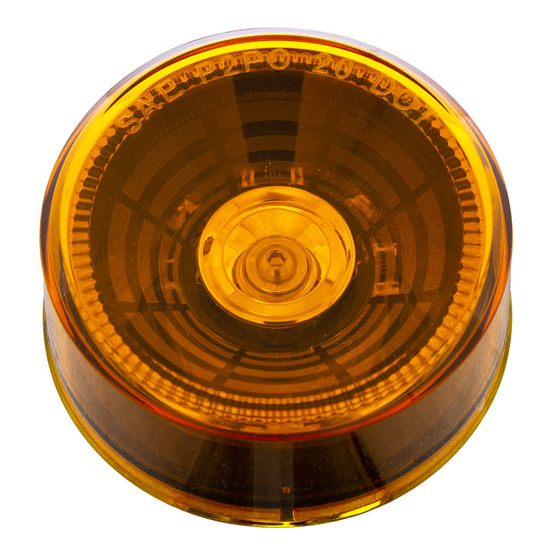 4 LED 2-1/2" Round Abyss Light (Clearance/Marker) - Amber LED/Amber Lens