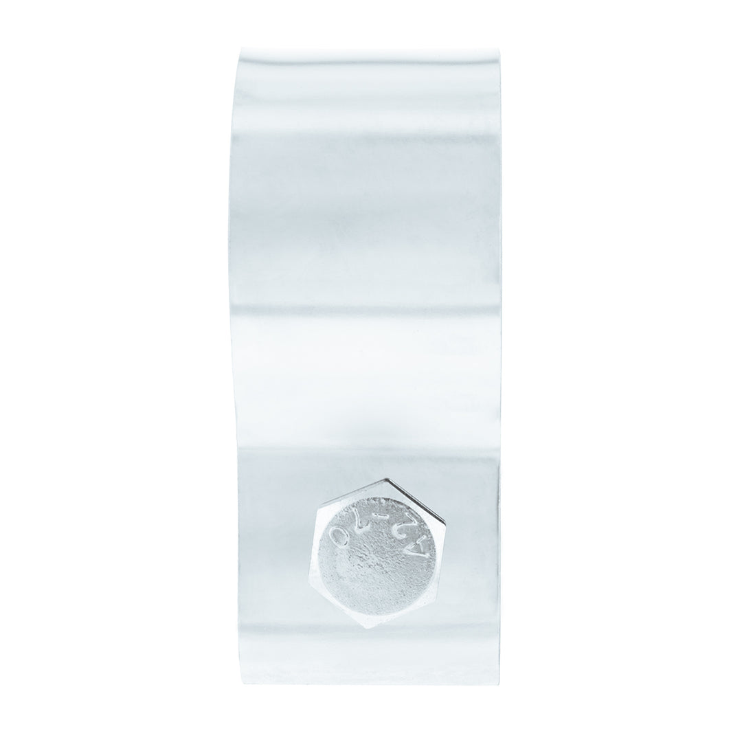 Stainless Steel Quarter Fender 2" Tube Clamp With Hardware