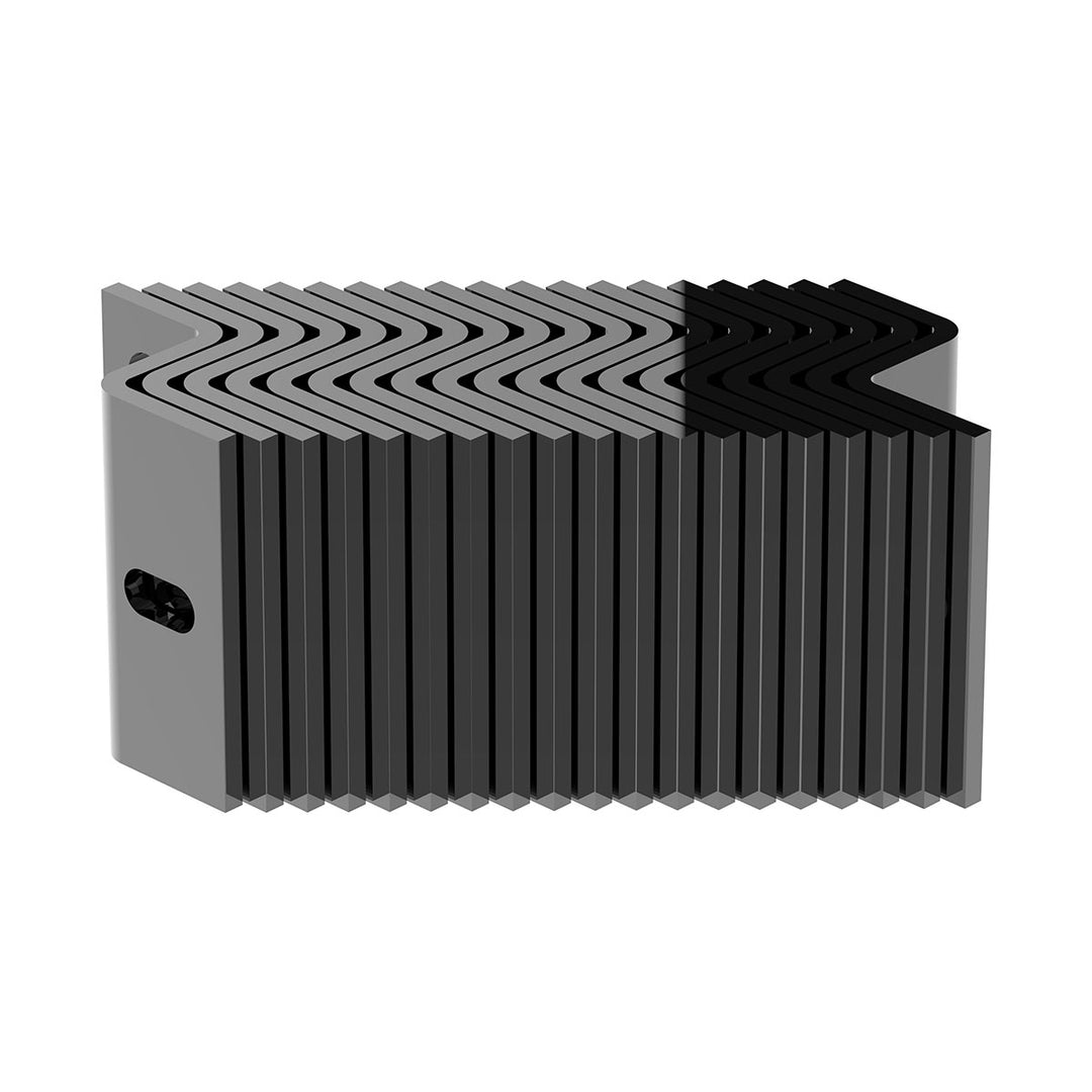 Aluminum Billet Style Grille Insert With Horizontal Bars For Peterbilt 389
