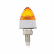 LED Bullet License Plate Fastener - Amber (2-Pack)