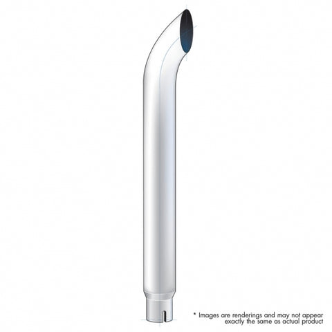 7" Curved Reduce To 5" I.D. Bottom Exhaust - 96" L