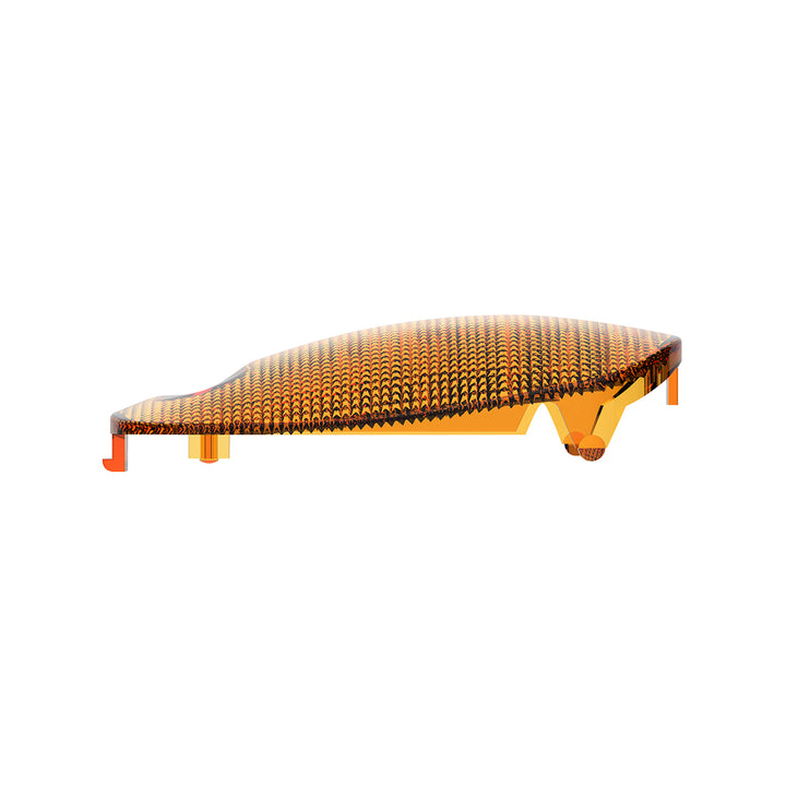 Rectangular Dome Light Lens For 2006+ Peterbilt - Amber