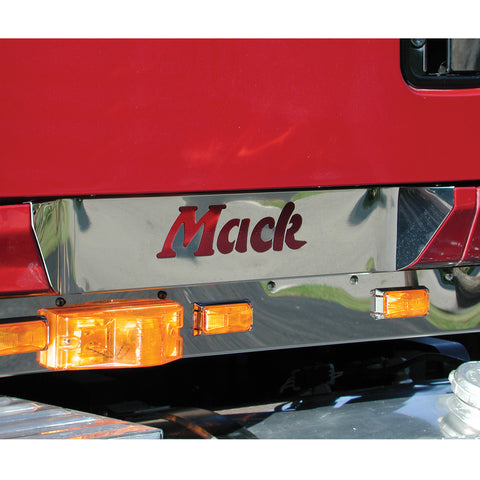 Stainless Upper Scuff Panel With Logo For Mack CH/CL